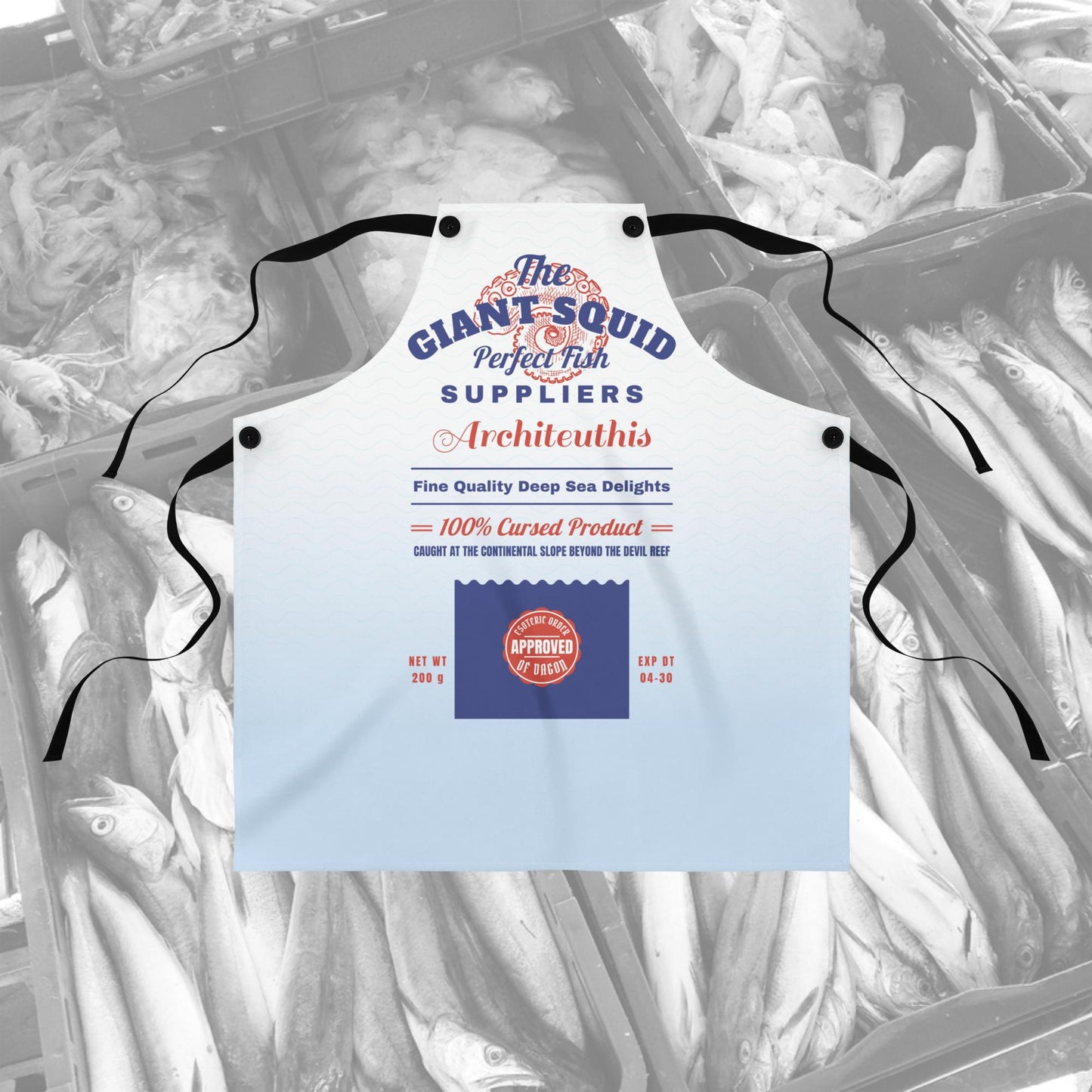 Delantal de Innsmouth de la pesquería de calamares gigantes