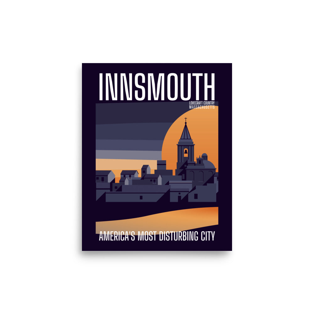 Innsmouth Vintage Reiseplakat Lovecraft Poster