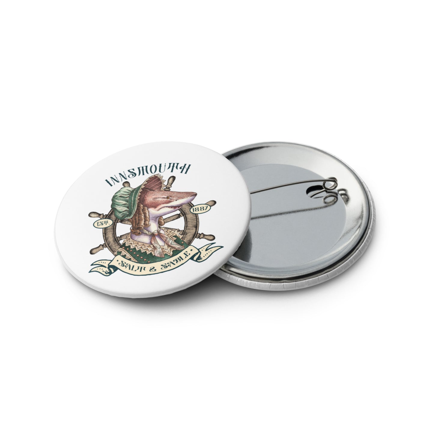 Innsmouth Fishing Clubs Collection Set of pin buttons