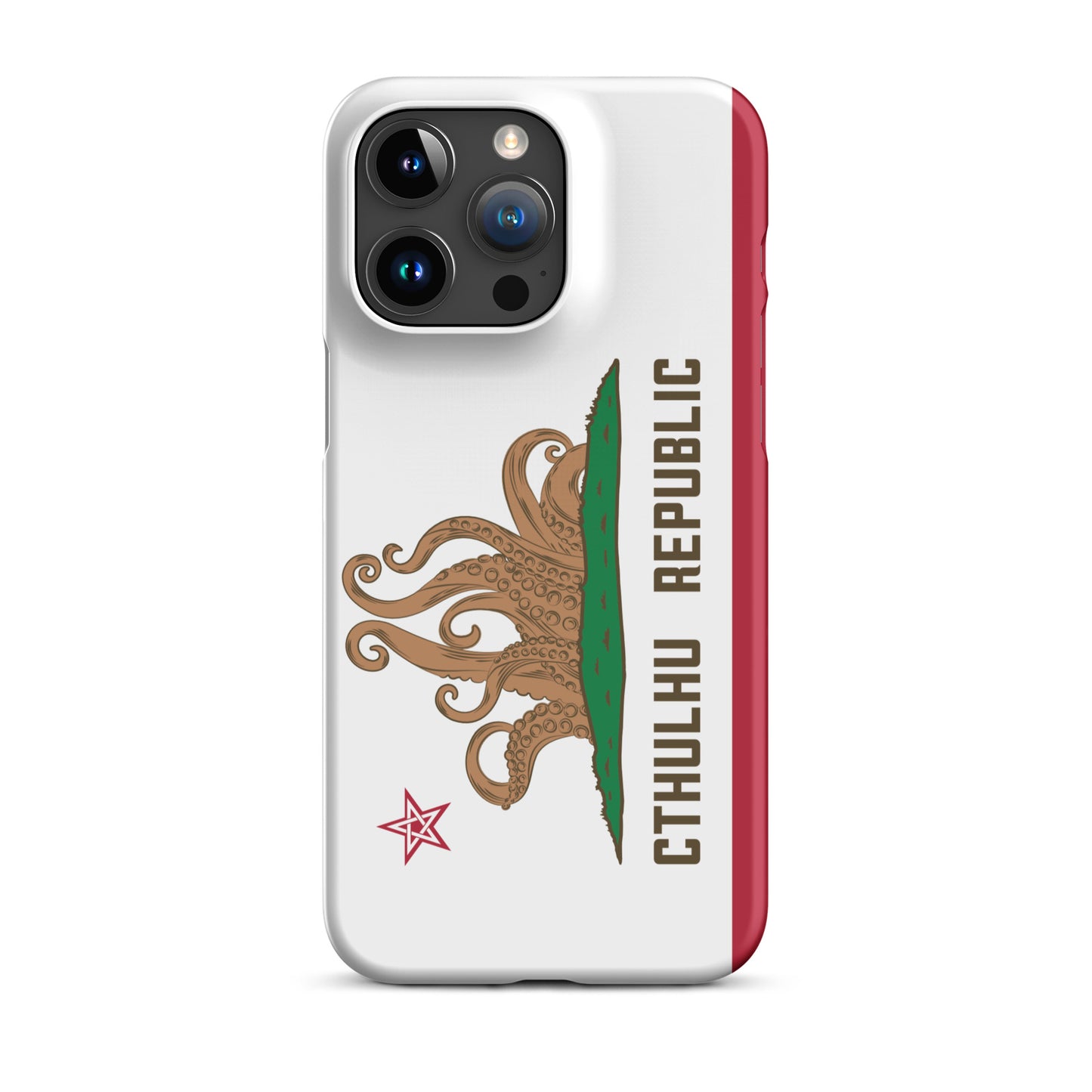 Cthulhu Republic California Flag Lovecraft Snap Hülle für iPhone®