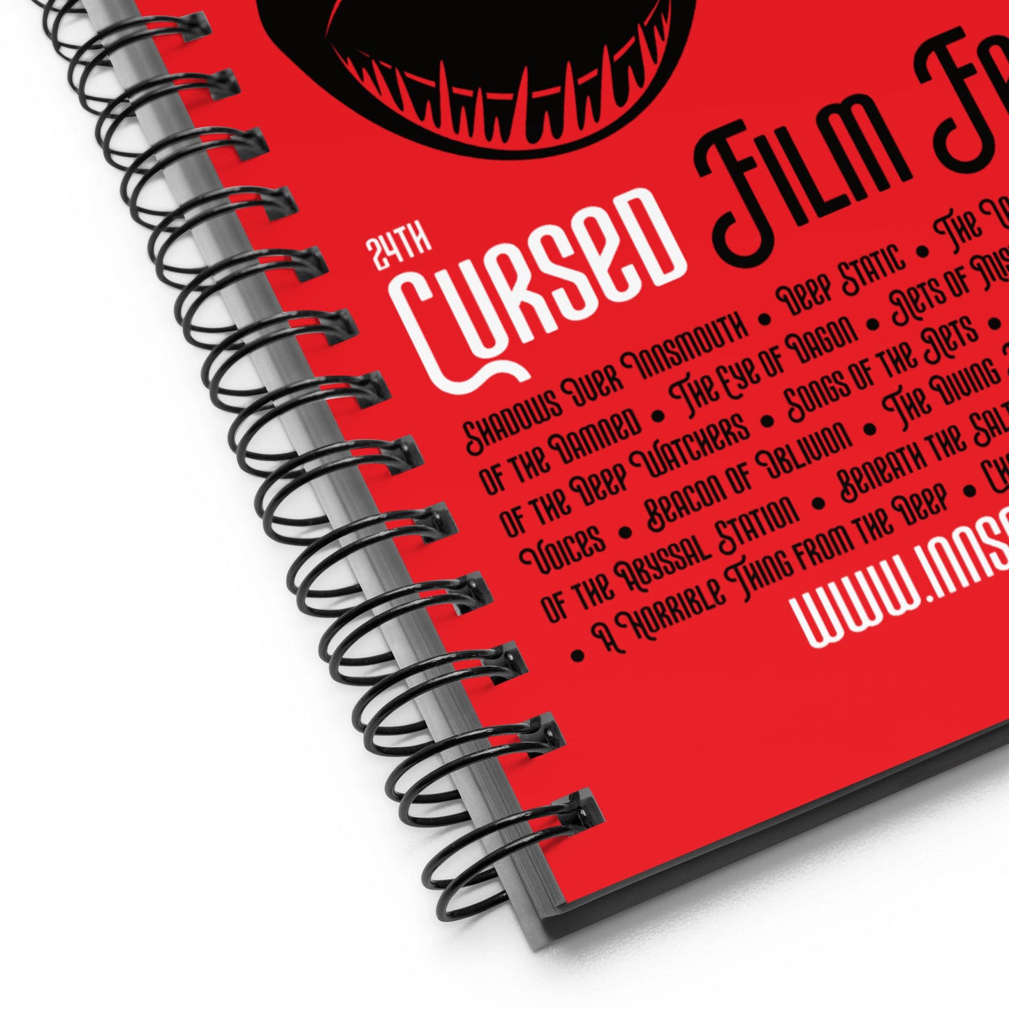24th Cursed Film Festival — Innsmouth Spiral notebook