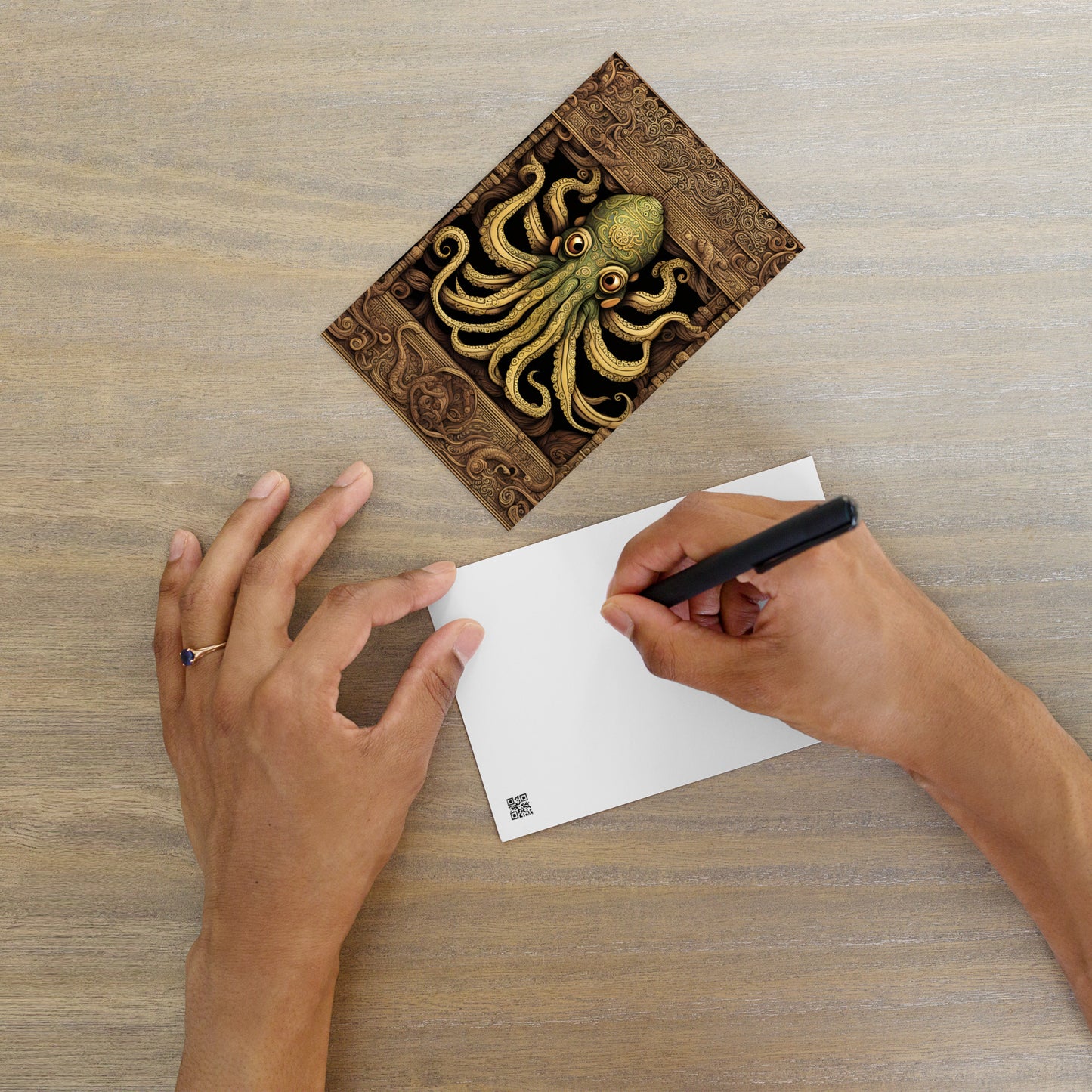 Cthulhu Mesoamerican Codex Standard Postkarte