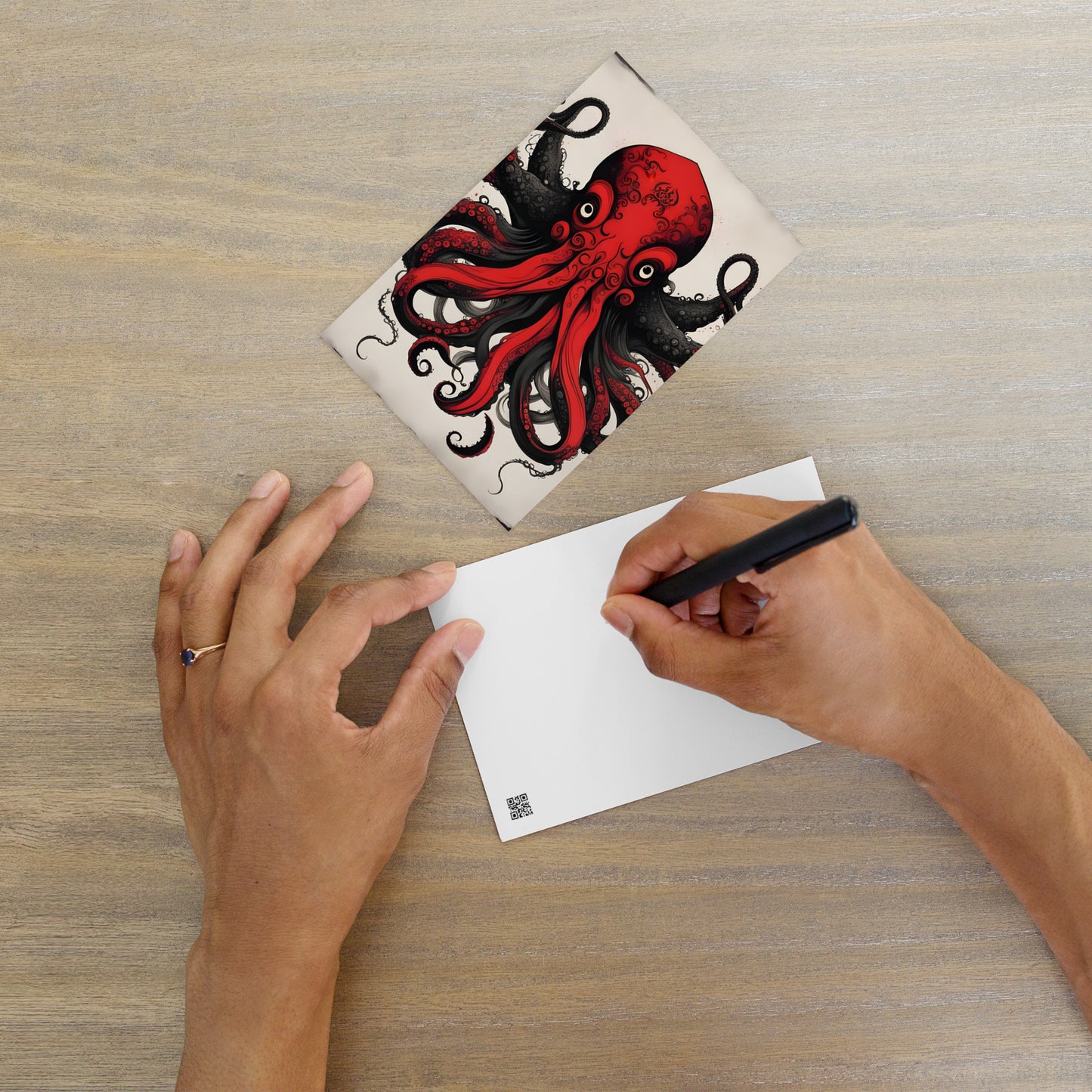 Cthulhu Asiatische Tuschemalerei Standard Postkarte