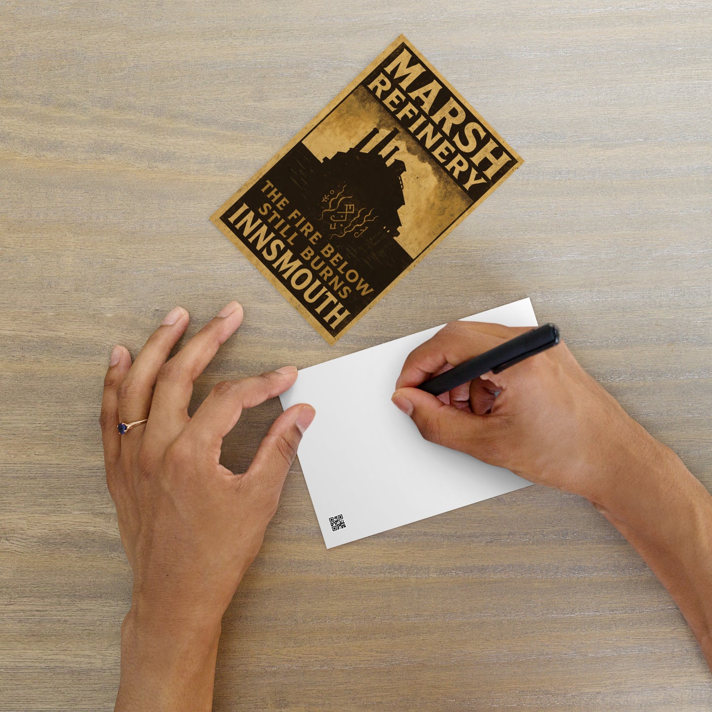 The Fire Below Still Burns – Marsh Refinery Standard Postcard