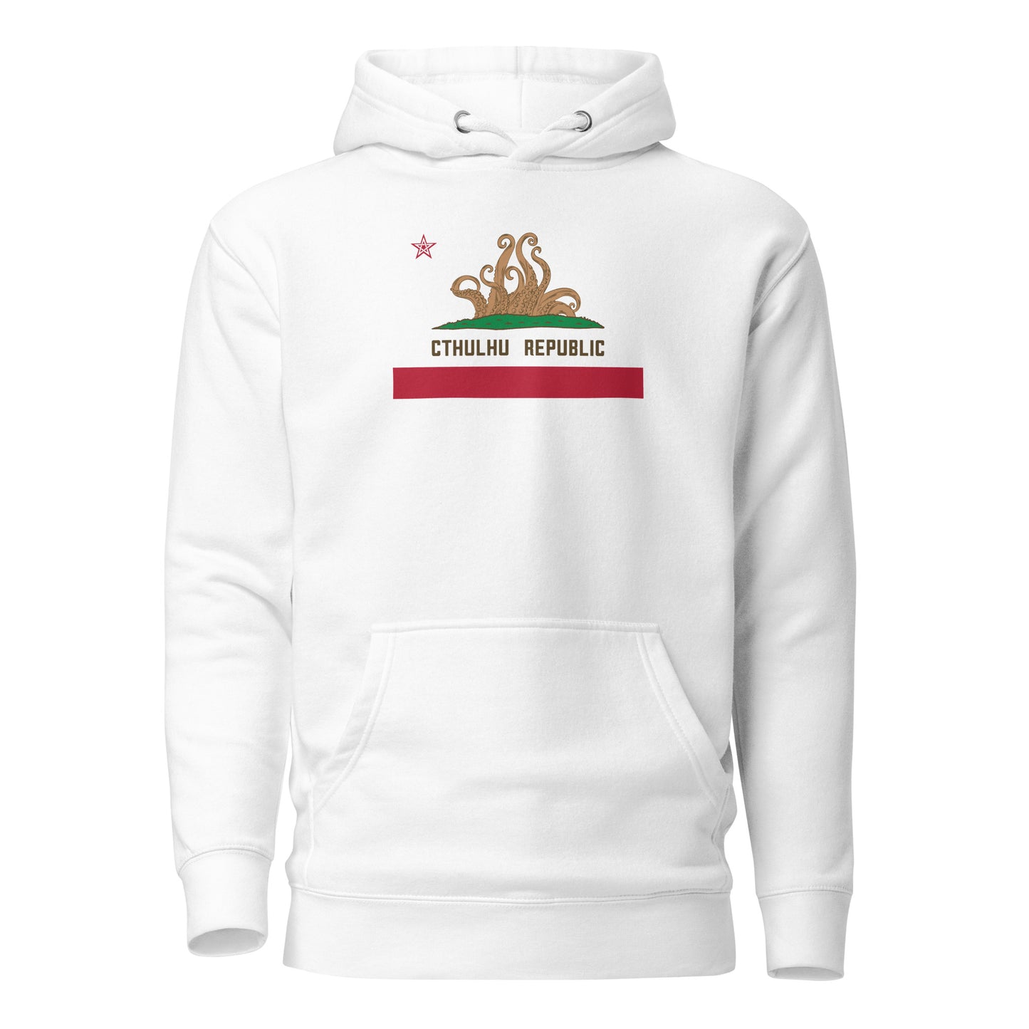Cthulhu Republik Kalifornien Flagge Unisex Hoodie
