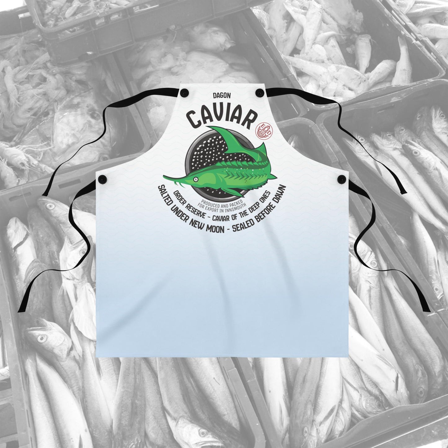 Caviar Dagon: Lujo abisal de Innsmouth Apron