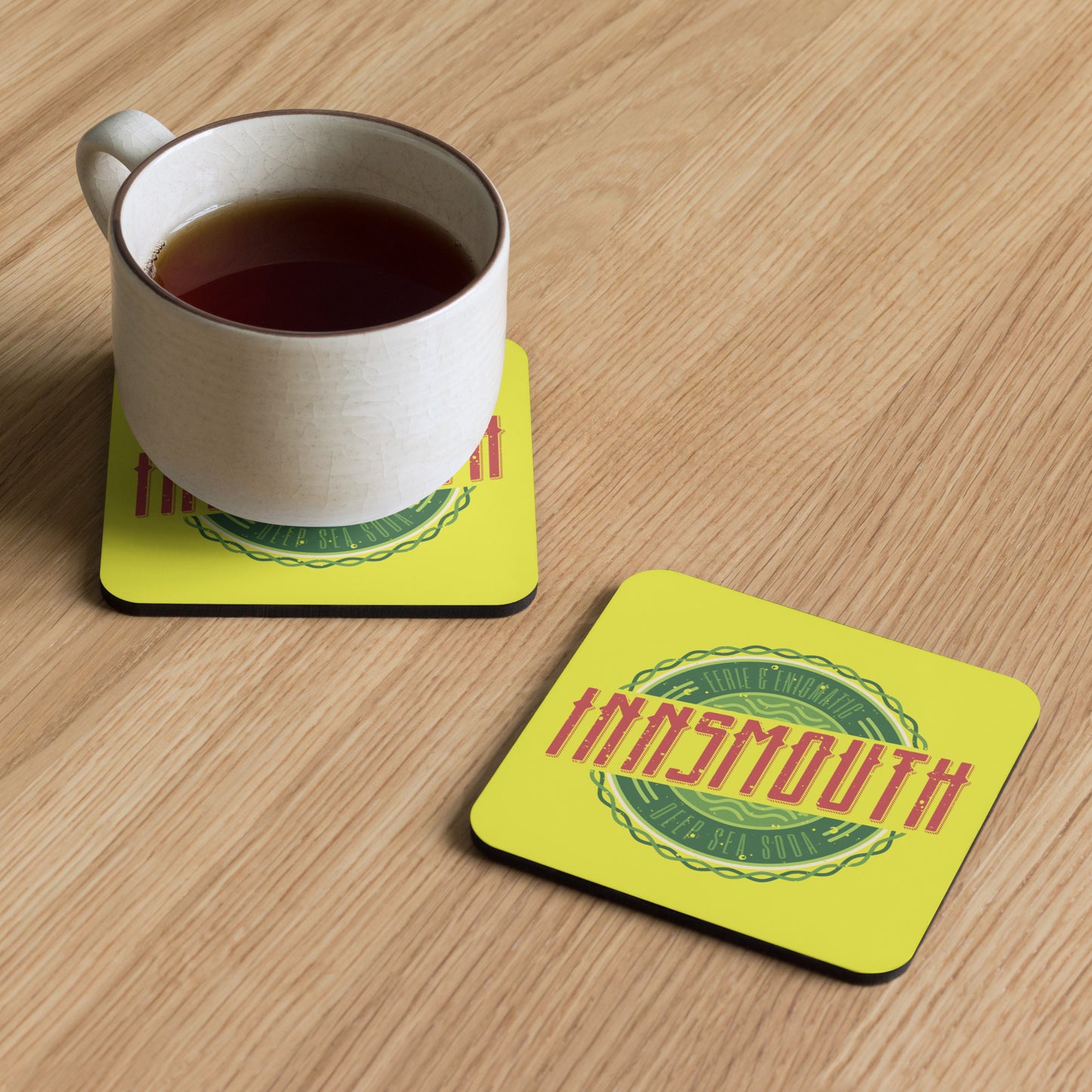 Innsmouth Lovecraft Soda Soft Drink Cork-back coaster