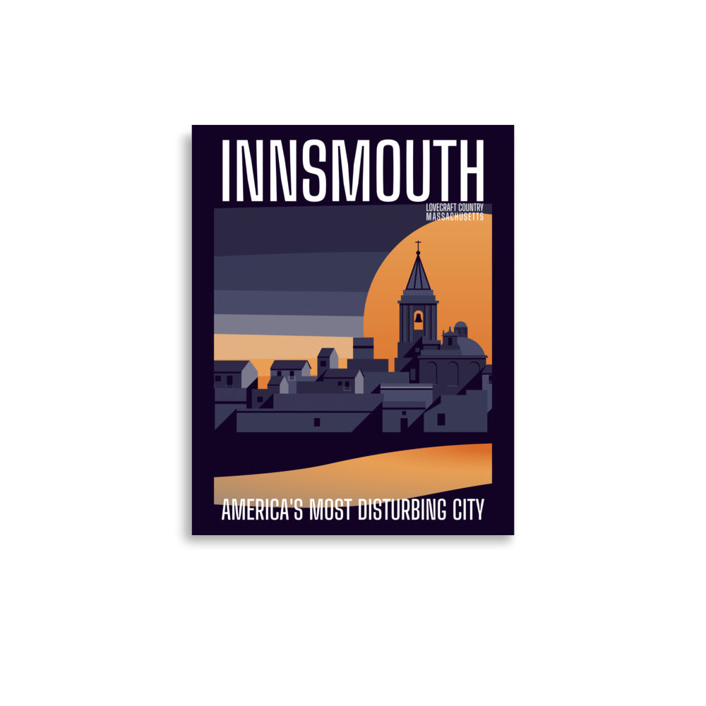 Innsmouth Vintage Travel Poster Lovecraft Poster