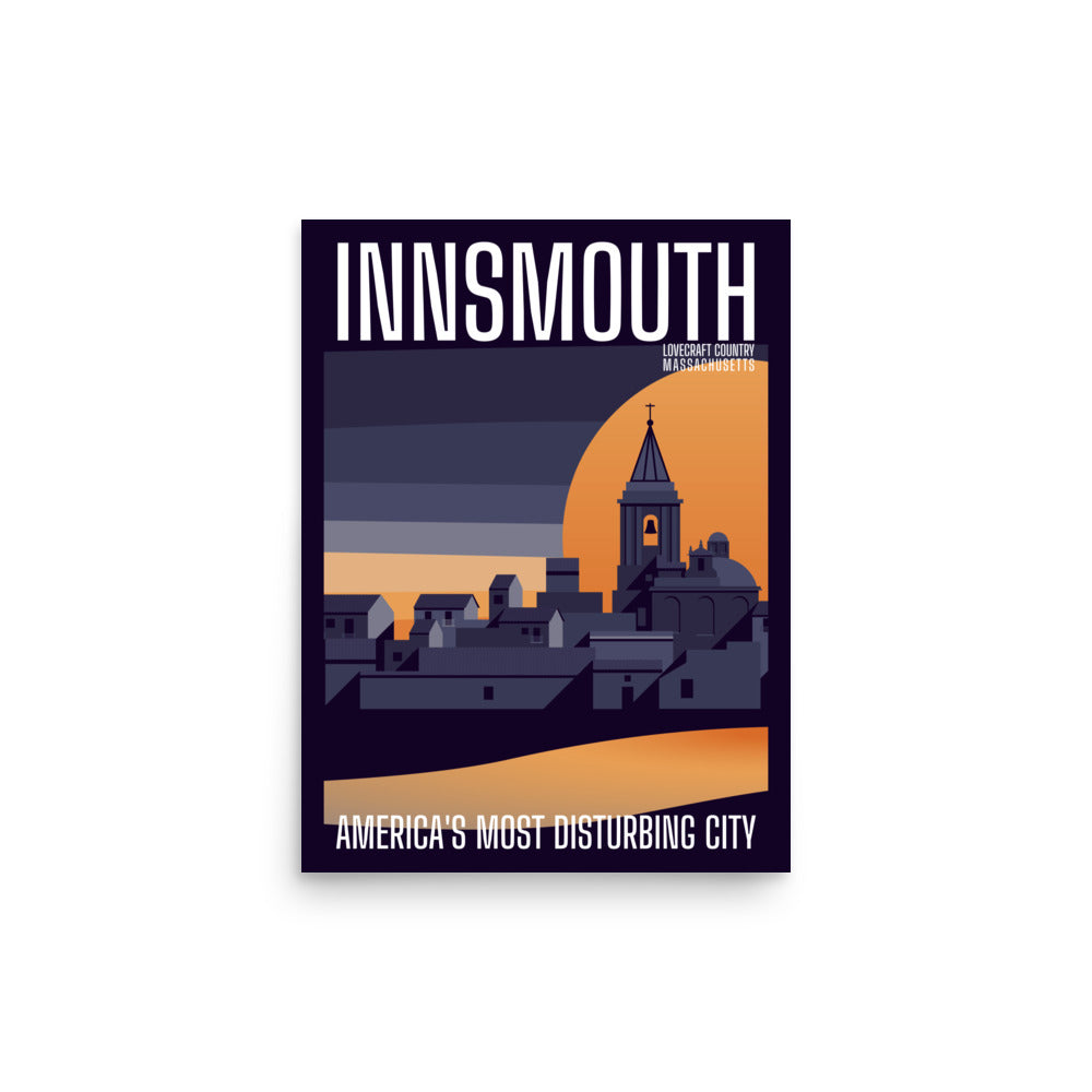 Innsmouth Vintage Travel Poster Lovecraft Poster