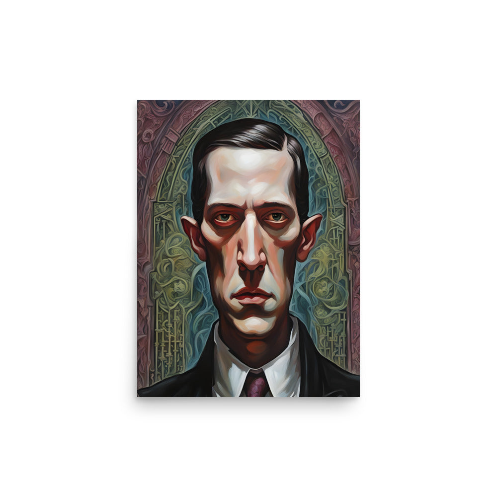 Retrato gótico de Lovecraft Póster