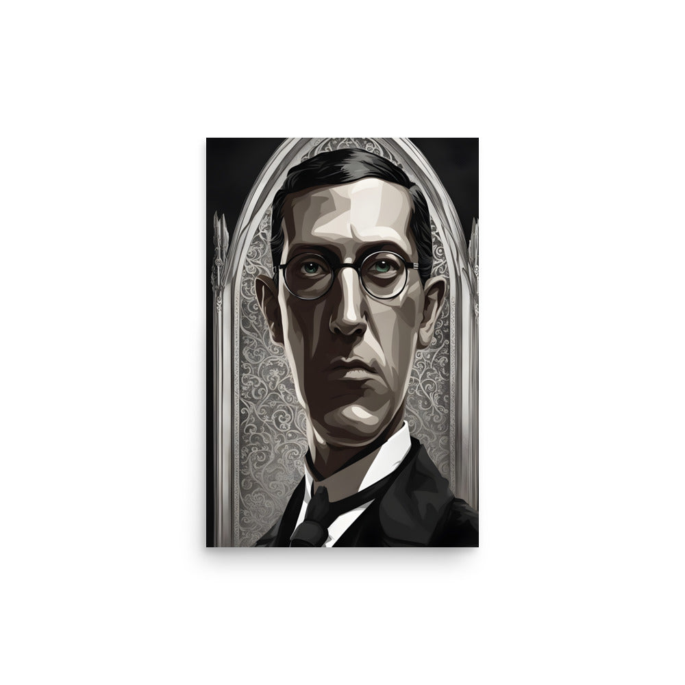 Lovecraft Gothic Portrait Poster