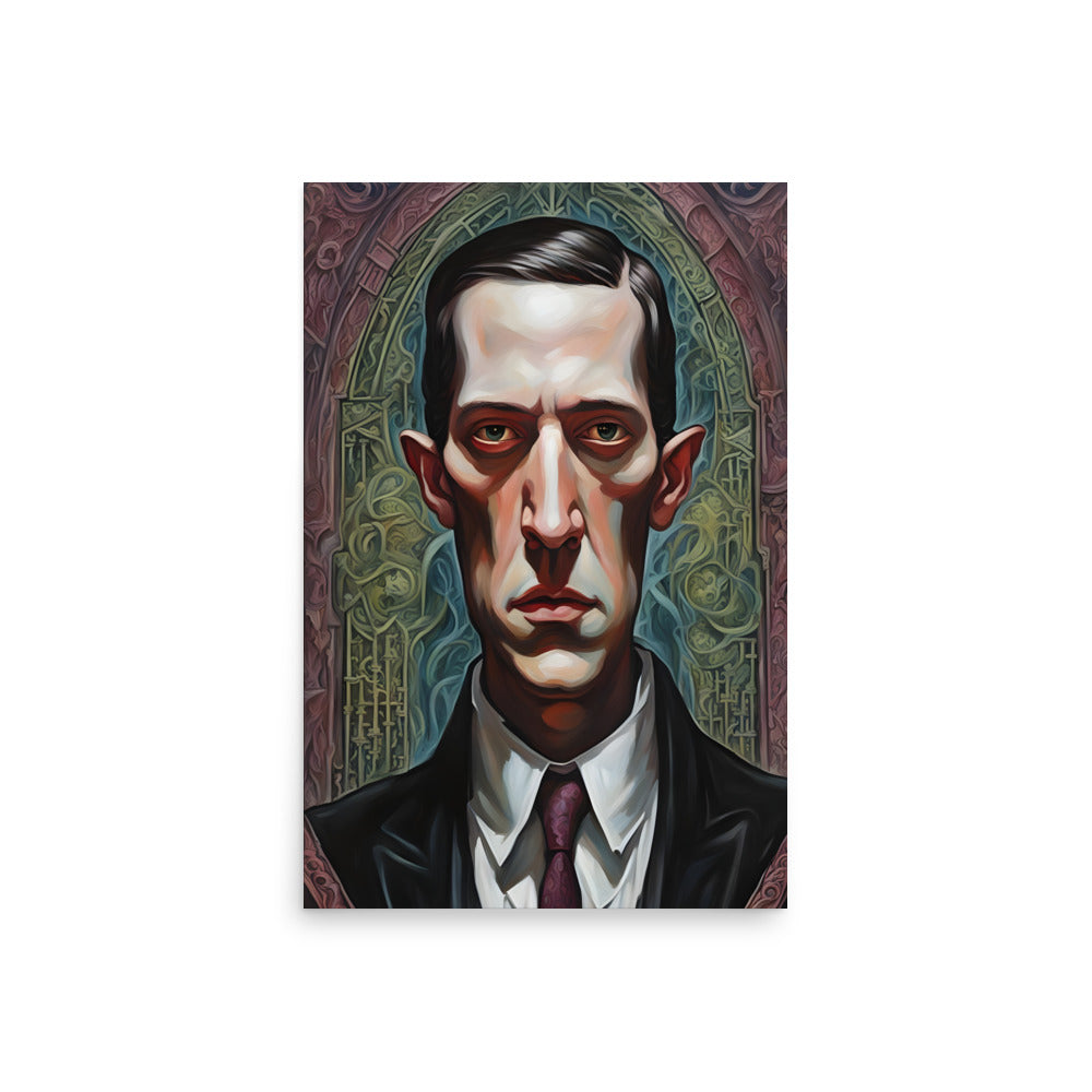 Lovecraft Gothic Portrait Poster