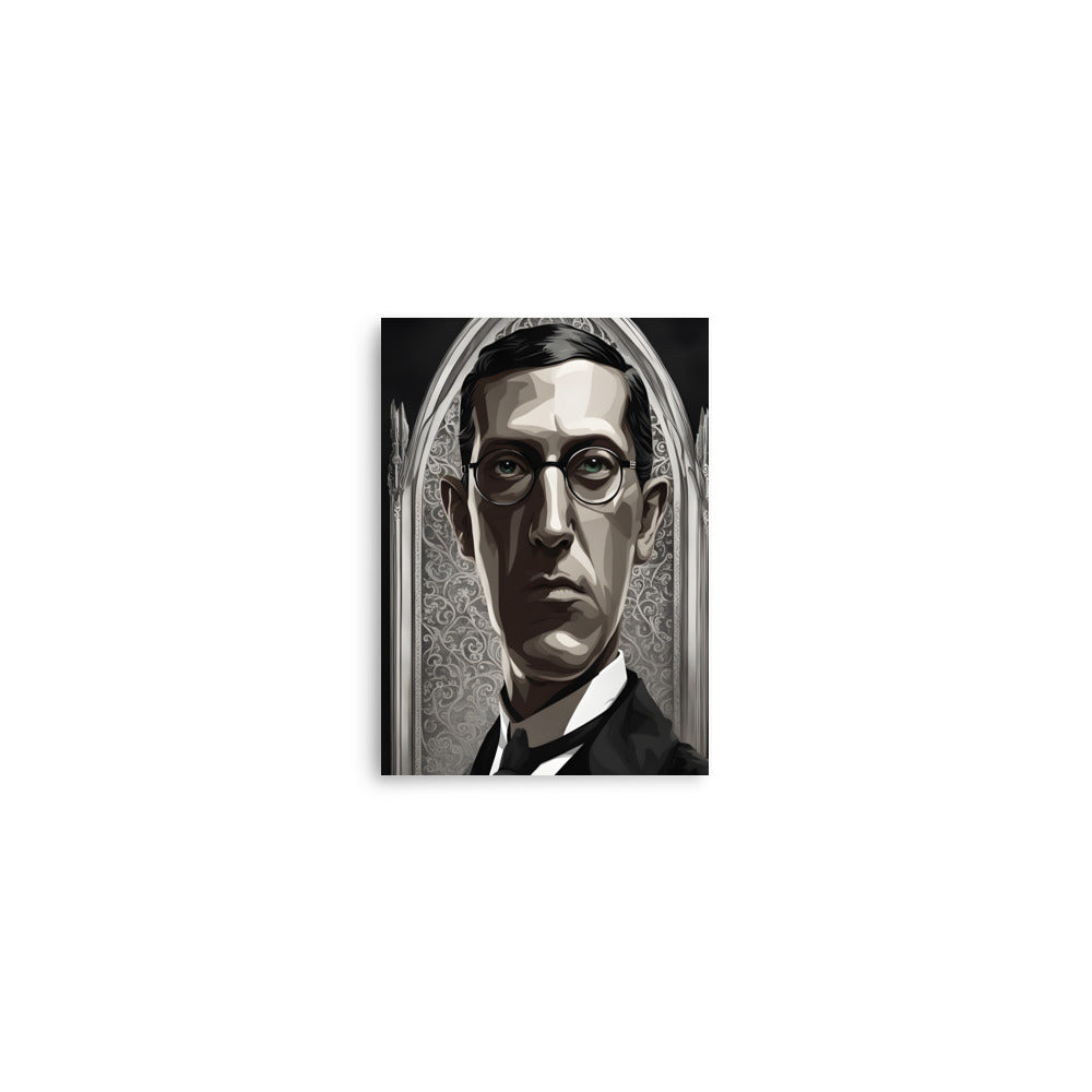 Lovecraft Gothic Portrait Poster