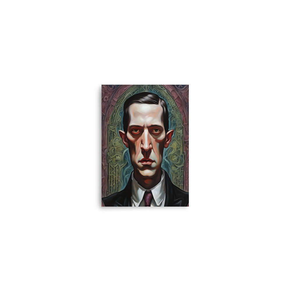 Retrato gótico de Lovecraft Póster