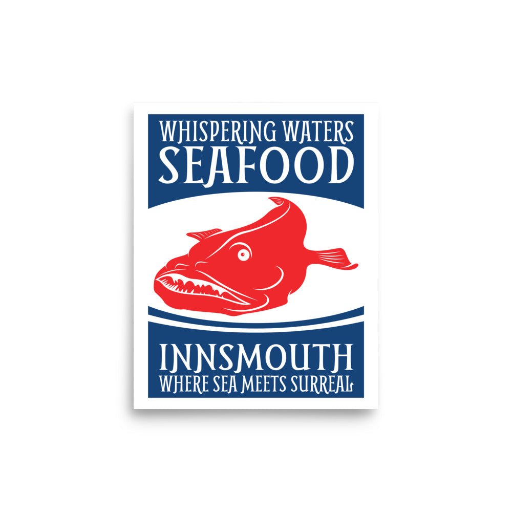 Whispering Waters Seafood Innsmouth Poster