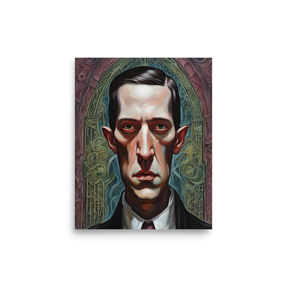 Retrato gótico de Lovecraft Póster