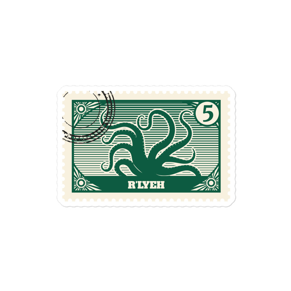 Autocollants sans bulles R'lyeh Post Stamp