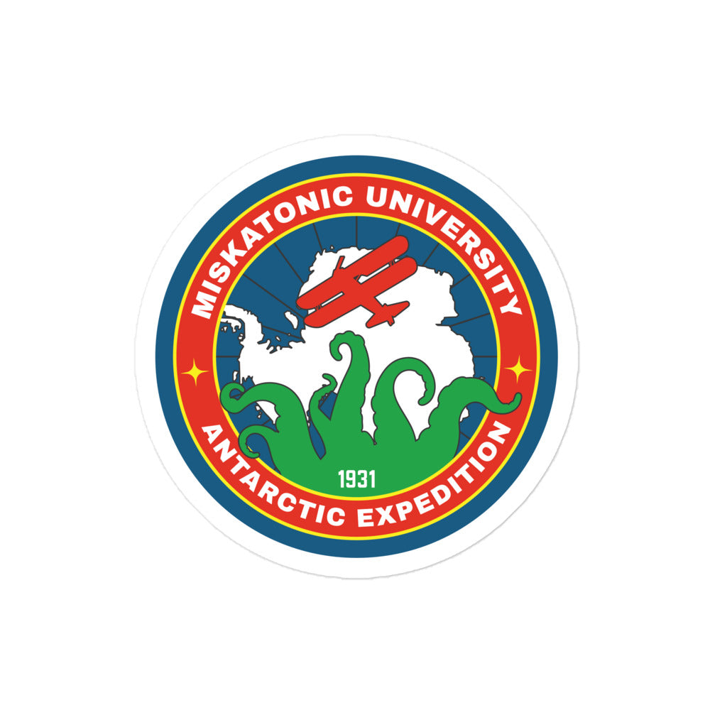 Miskatonic University Antarctic Expedition Bubble-free stickers