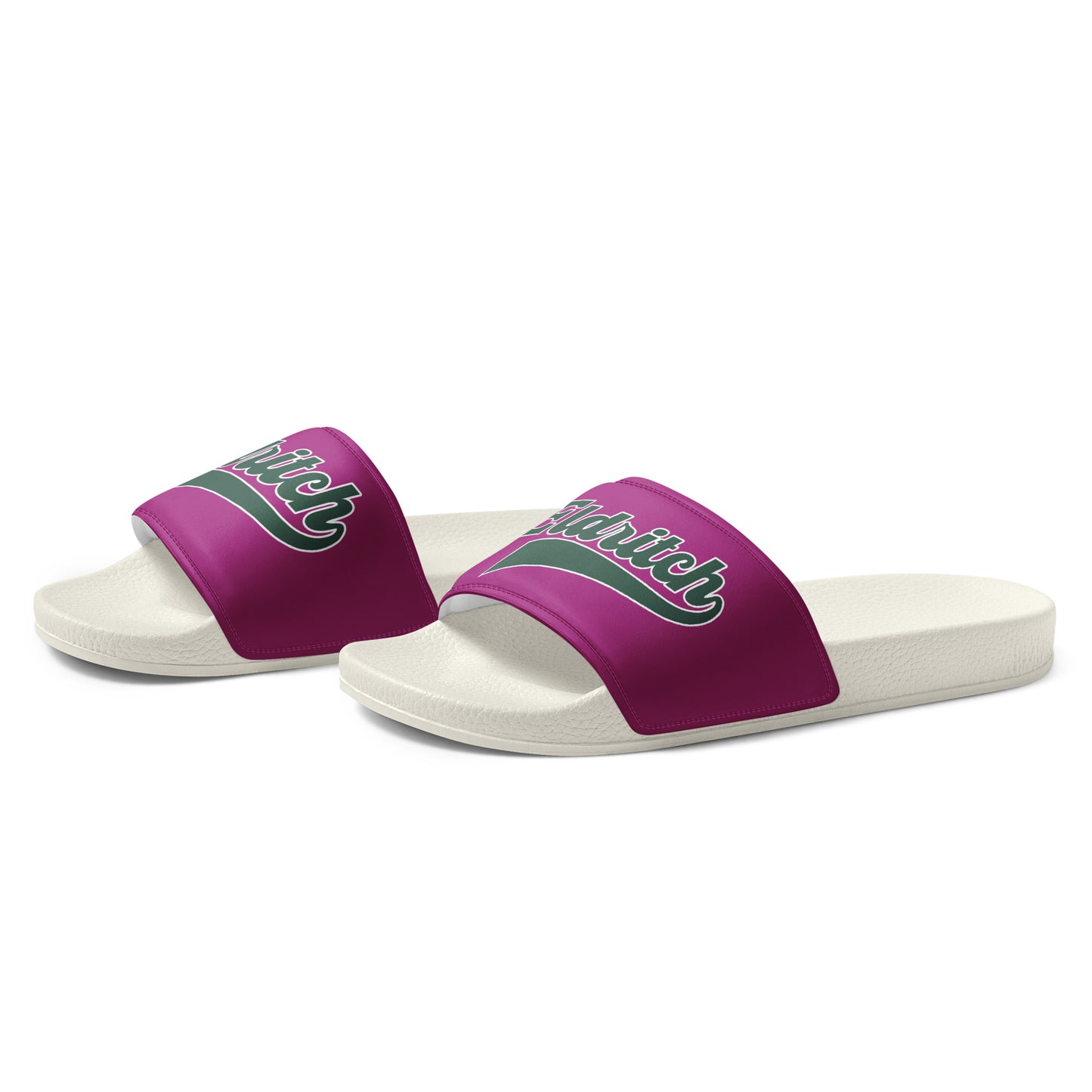 Sandalias para hombre con letras Lovecraftianas vintage de la Liga Eldritch