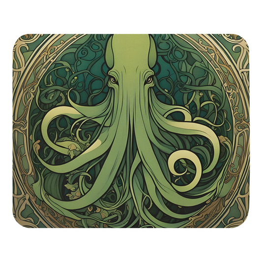 Alfombrilla de ratón Cthulhu Art Nouveau