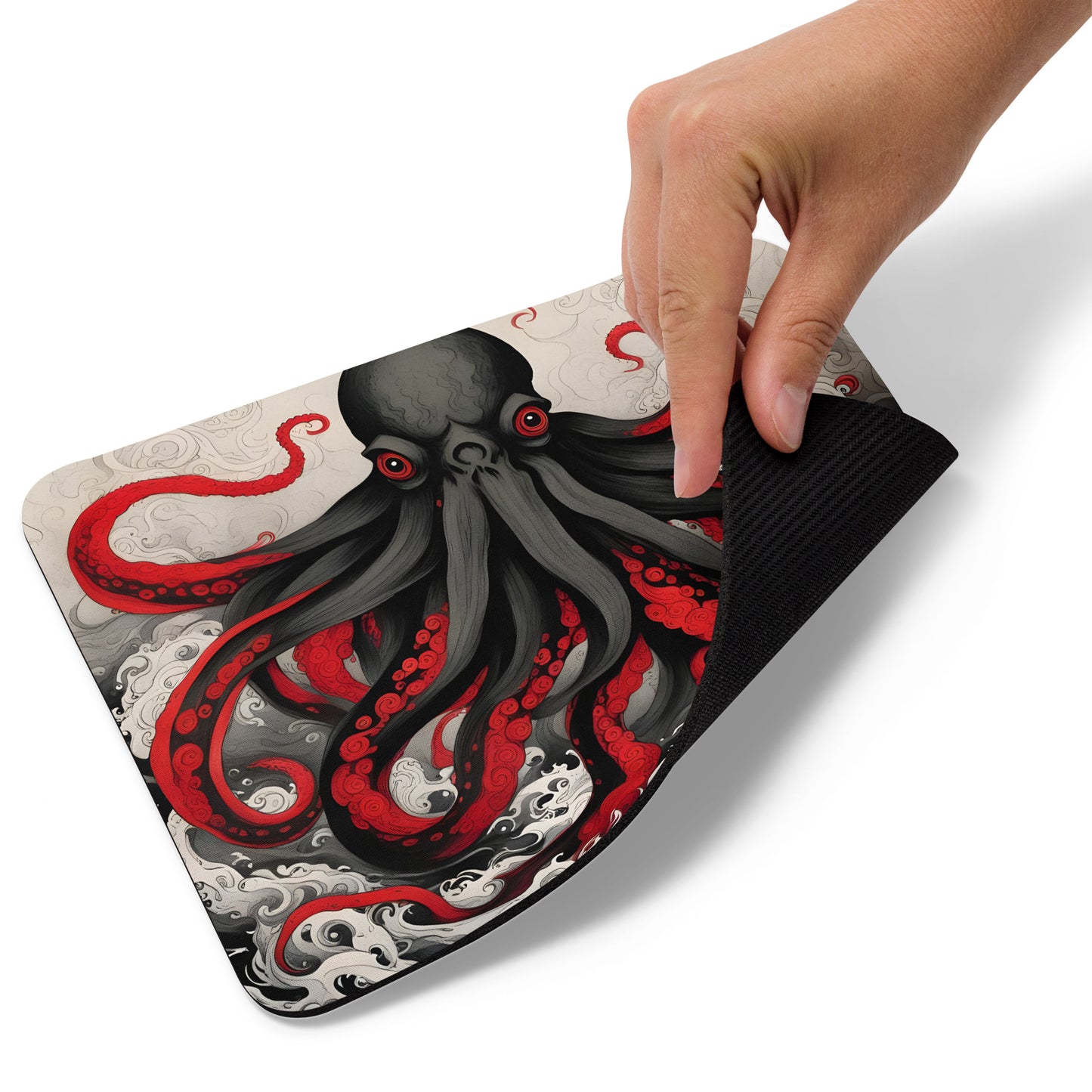 Cthulhu Asian Ink Painting Mouse pad