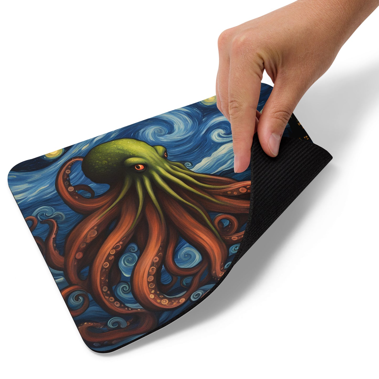 Cthulhu Post-Impressionism Mouse pad