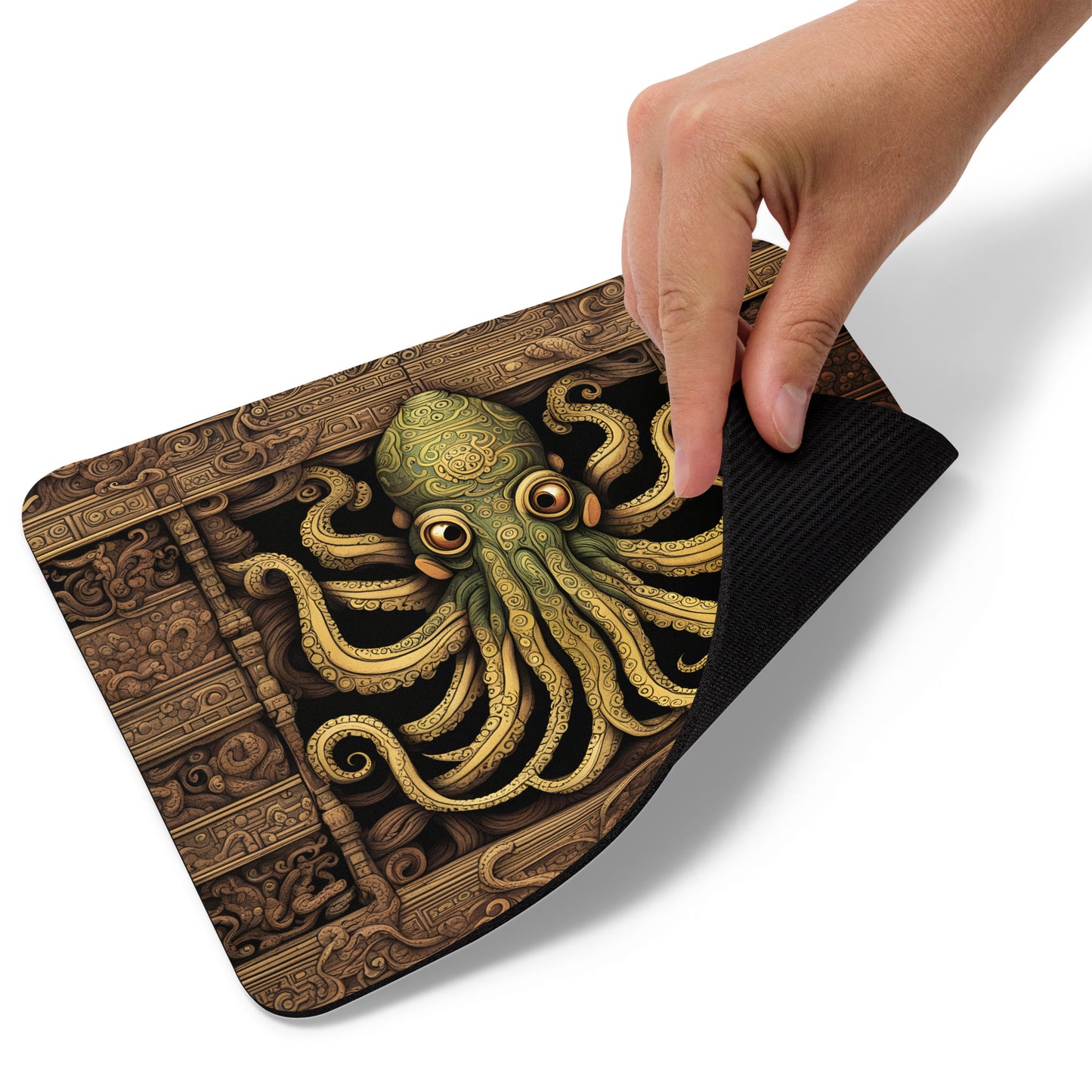 Tapis de souris Codex mésoaméricain de Cthulhu