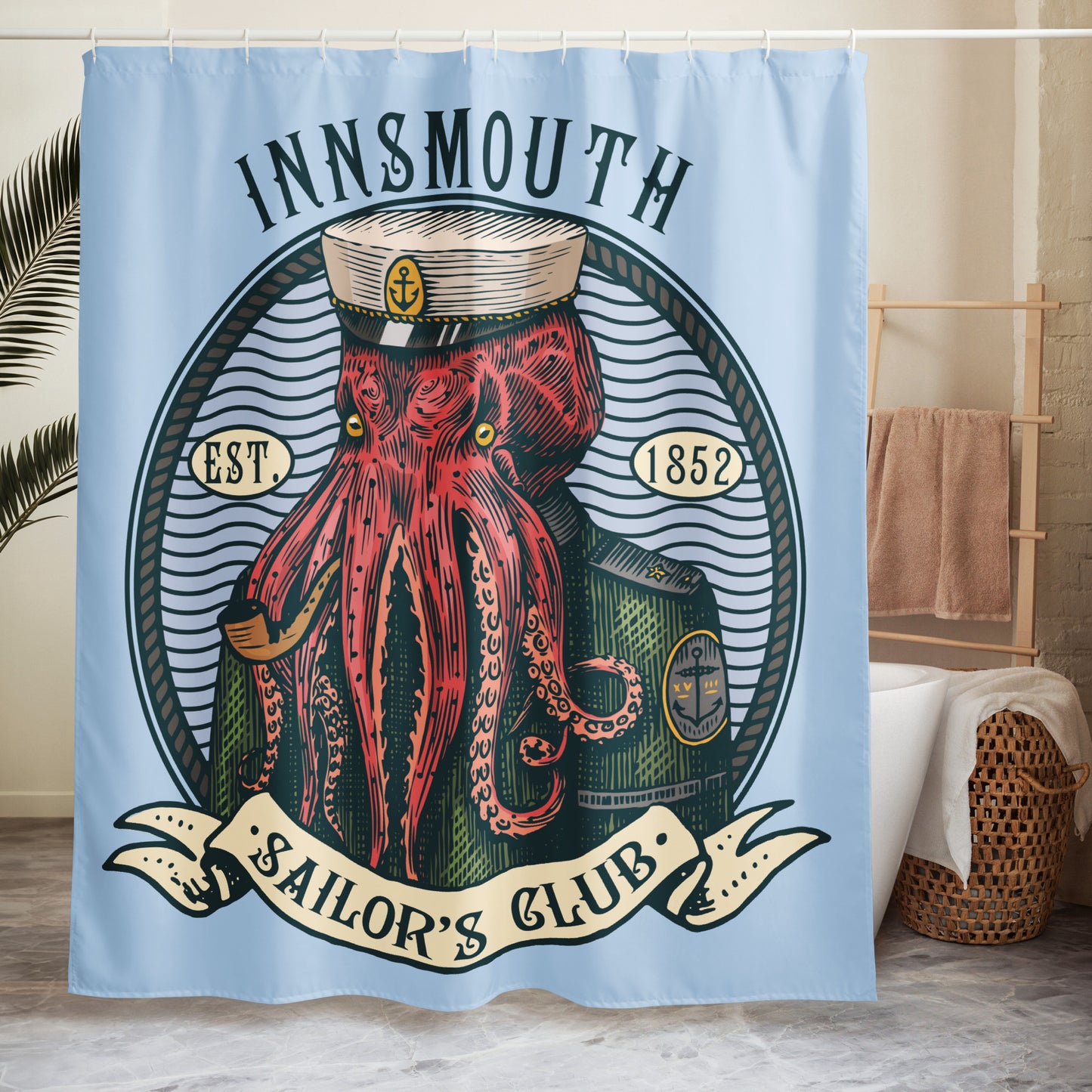 Der Schatten über Innsmouth Lovecraft Cthulhu Sailor Duschvorhang
