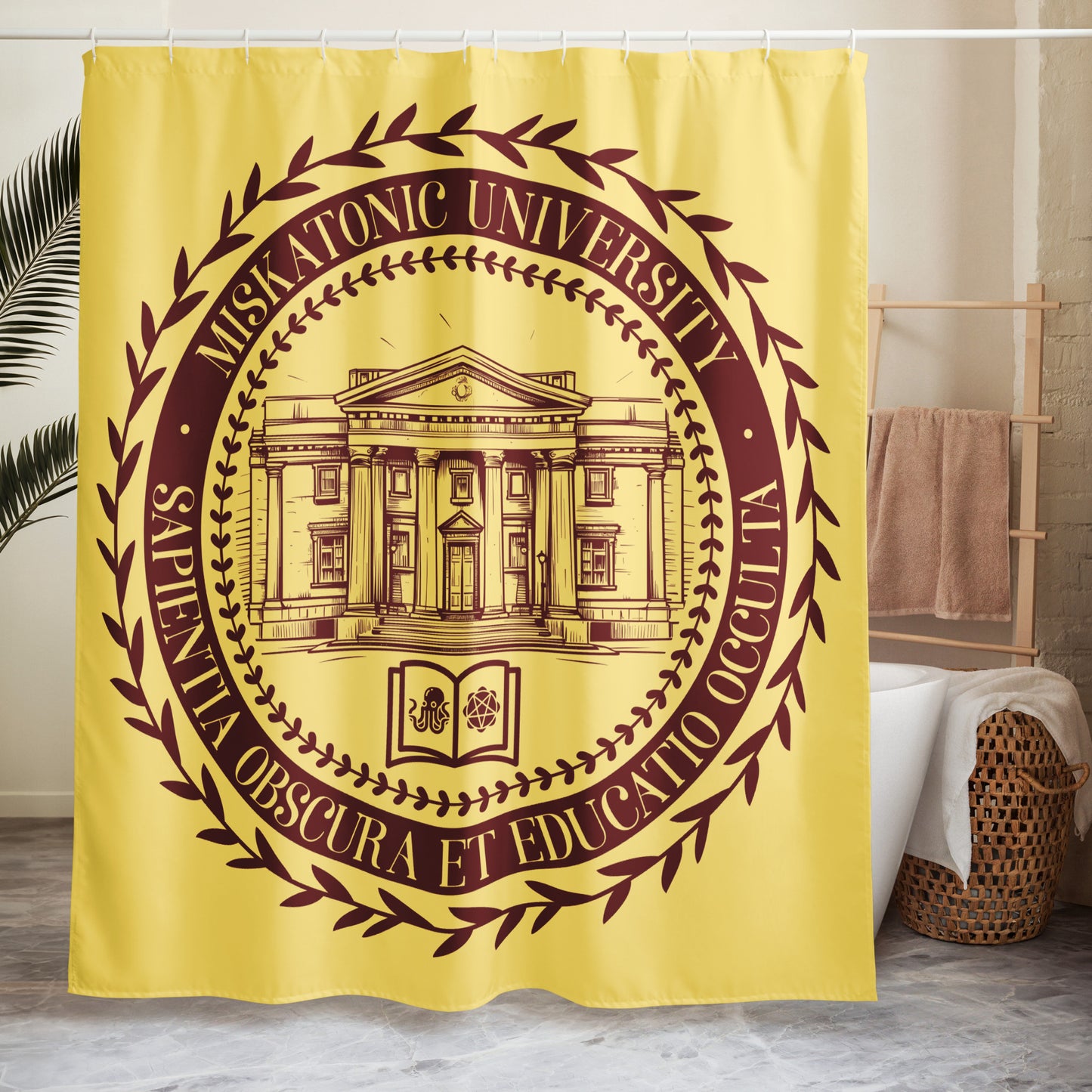 Rideau de douche Miskatonic University Seal