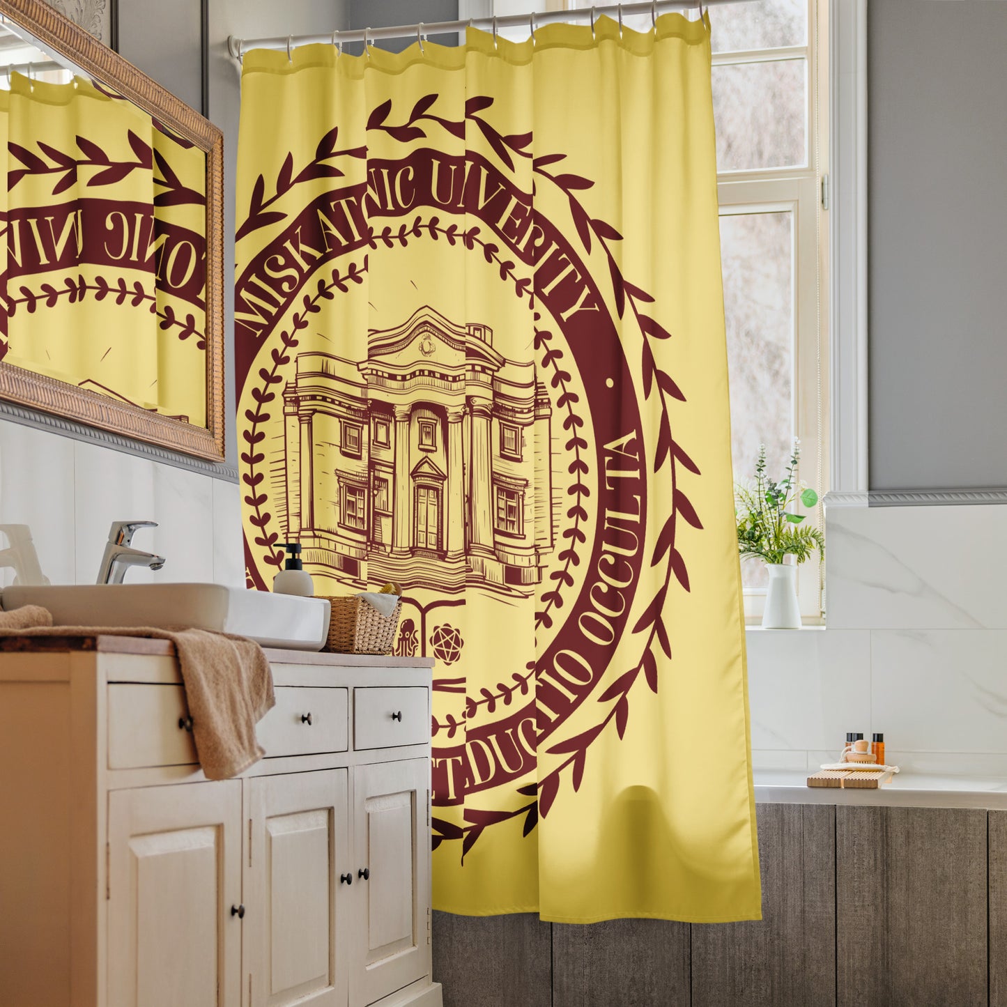 Rideau de douche Miskatonic University Seal