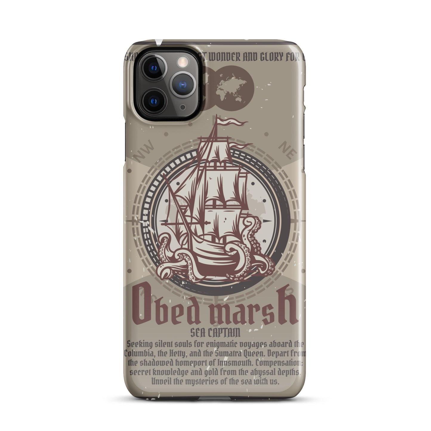 Funda Obed Marsh Sea Captain Innsmouth Snap para iPhone®