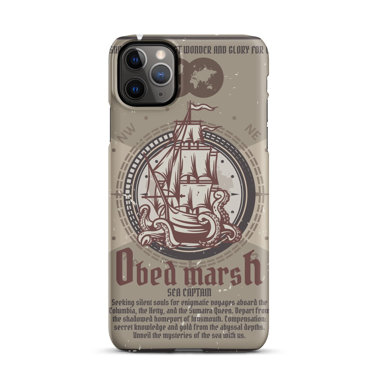 Funda Obed Marsh Sea Captain Innsmouth Snap para iPhone®