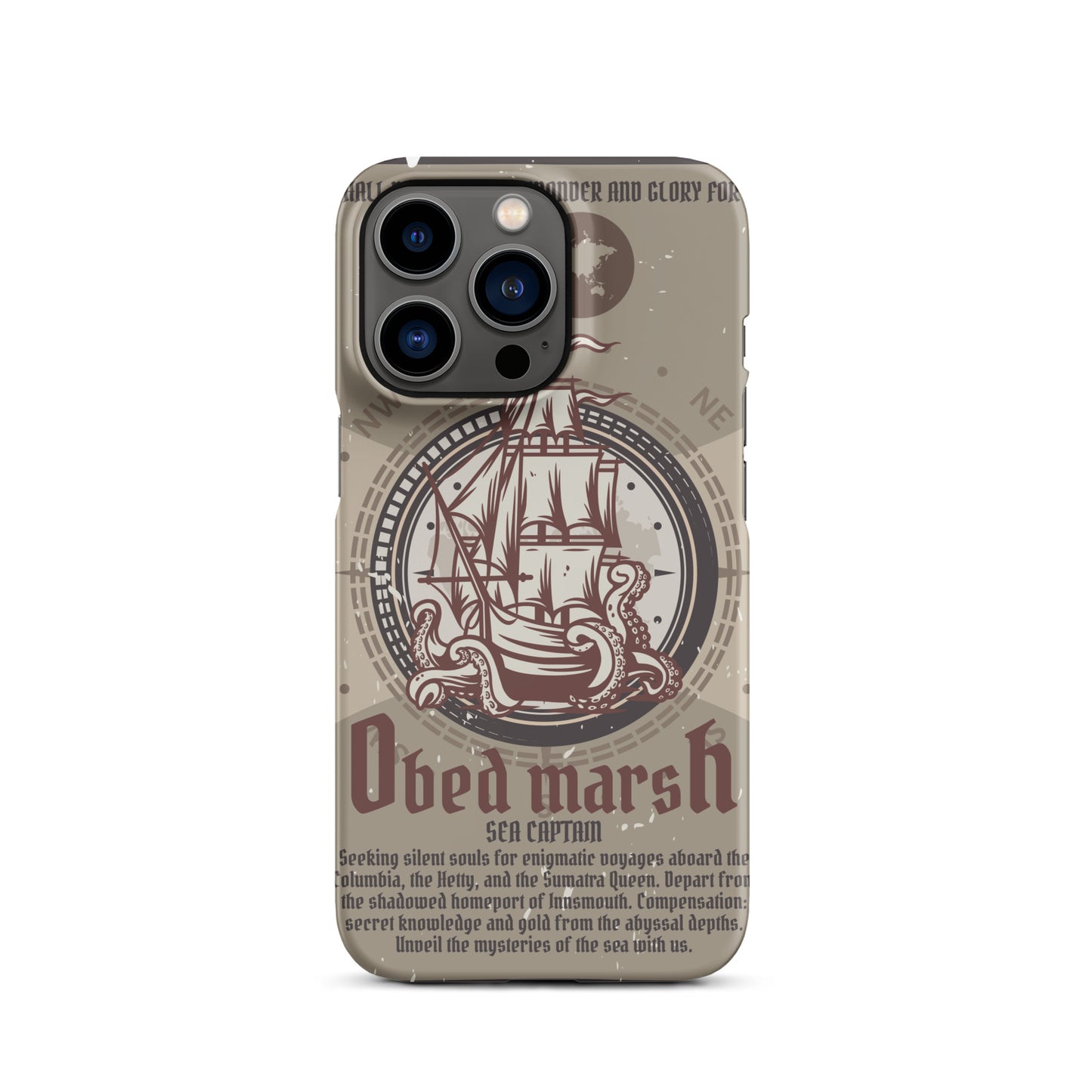 Funda Obed Marsh Sea Captain Innsmouth Snap para iPhone®