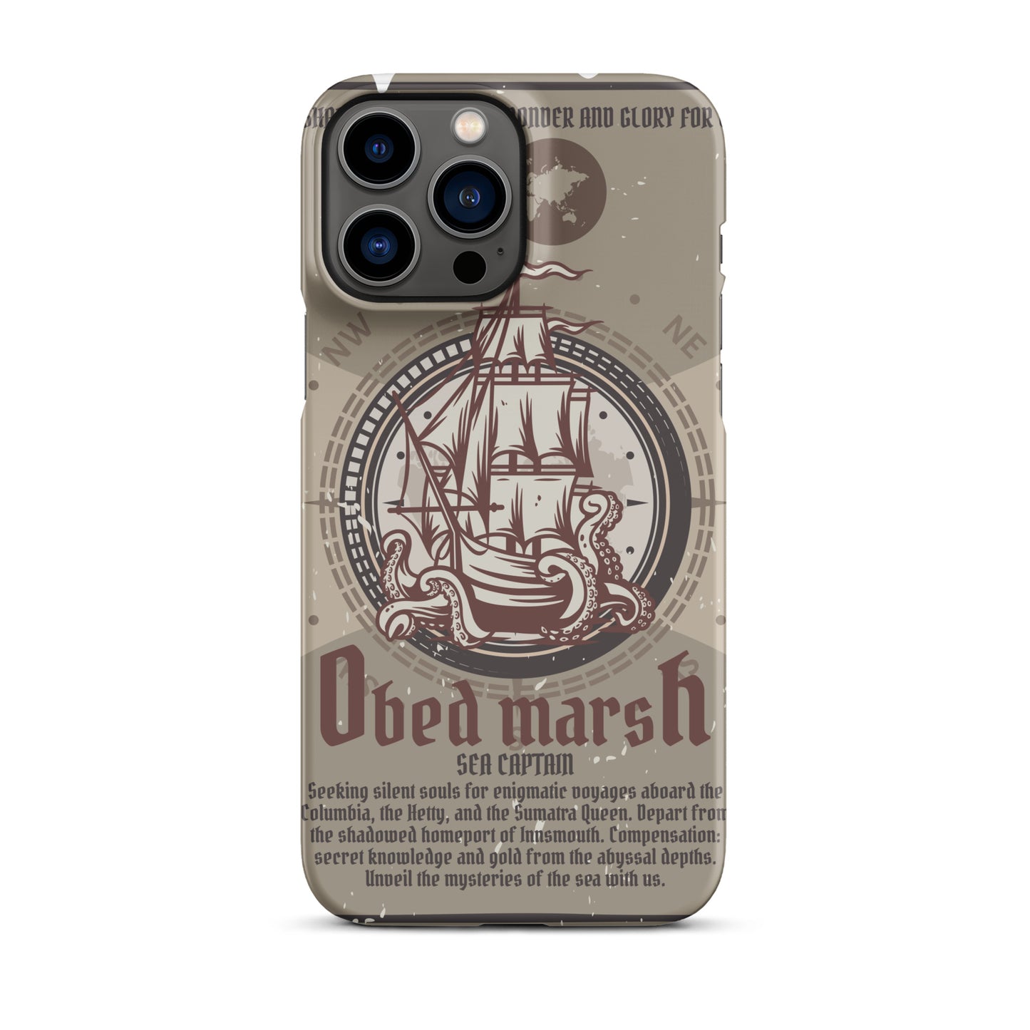 Funda Obed Marsh Sea Captain Innsmouth Snap para iPhone®