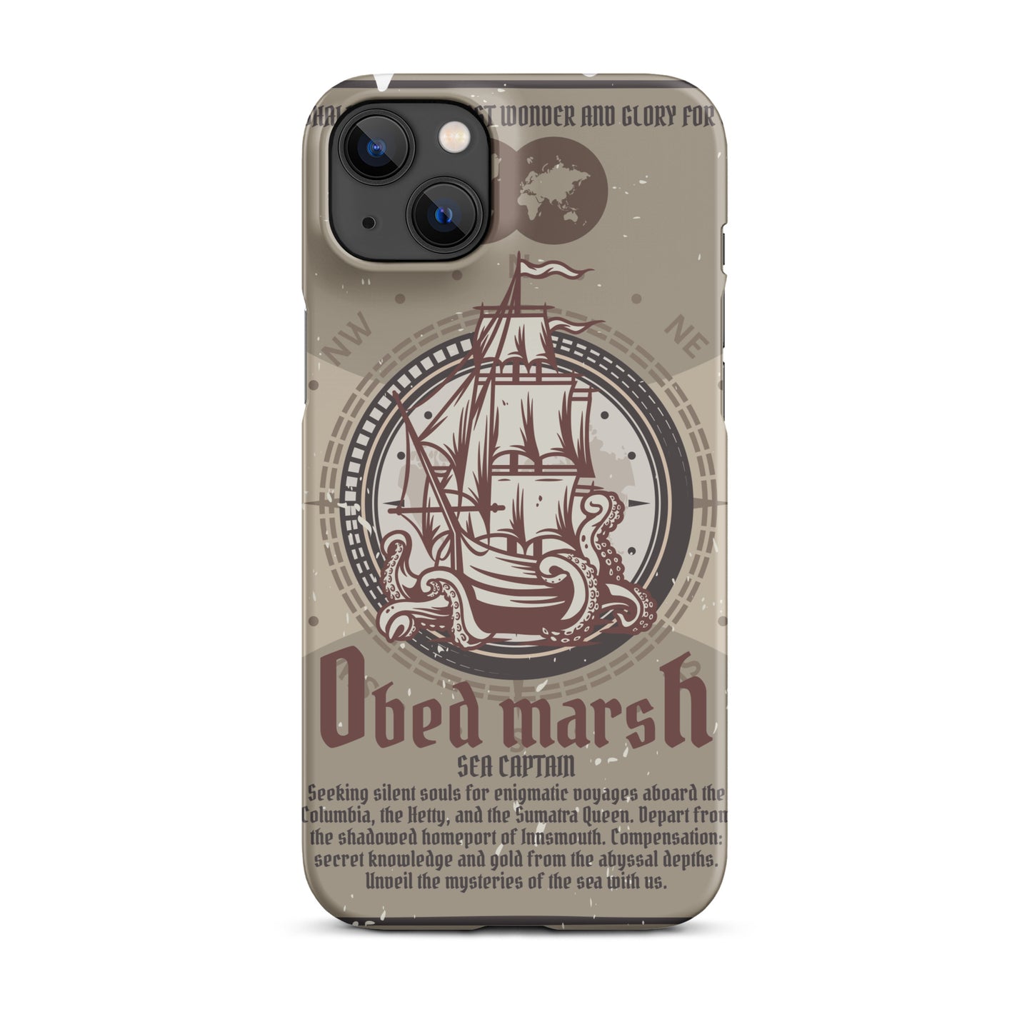 Funda Obed Marsh Sea Captain Innsmouth Snap para iPhone®