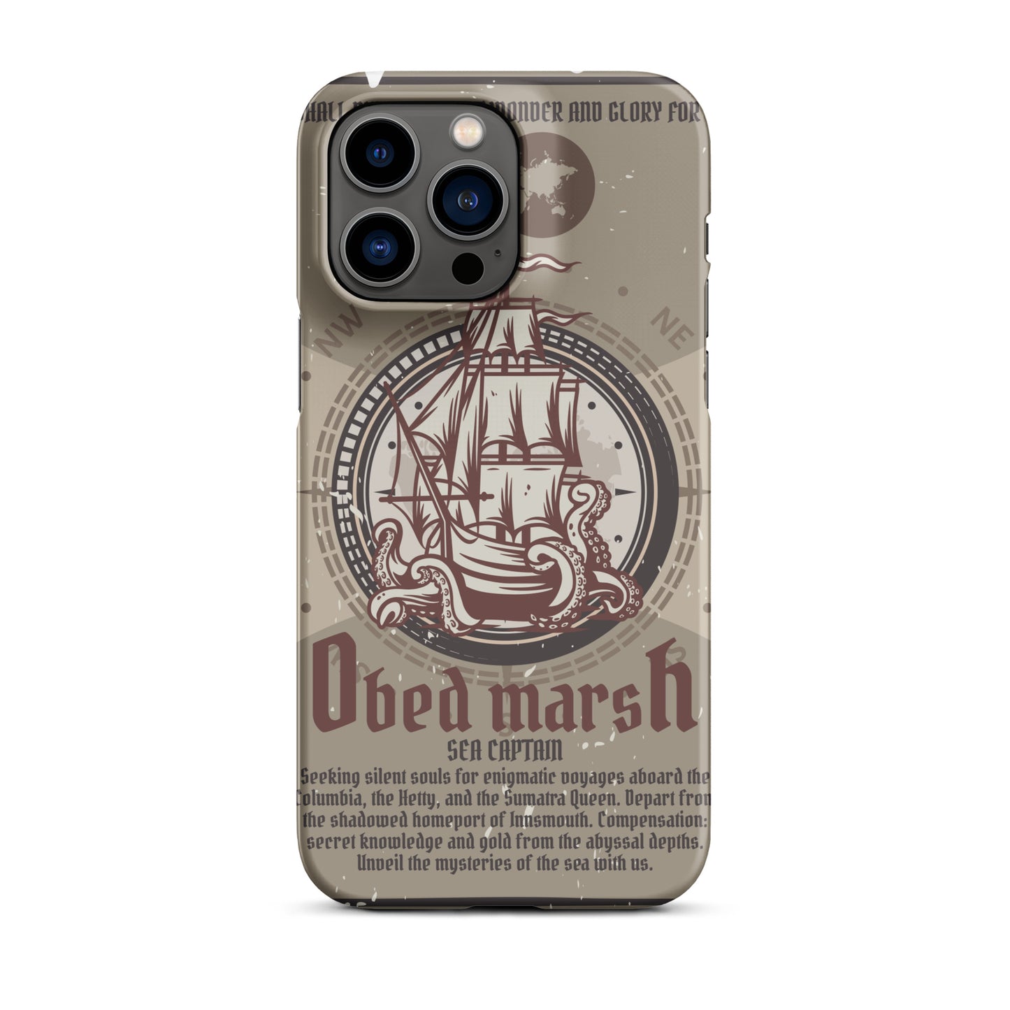 Funda Obed Marsh Sea Captain Innsmouth Snap para iPhone®