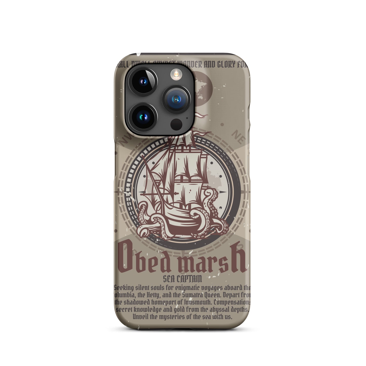 Funda Obed Marsh Sea Captain Innsmouth Snap para iPhone®