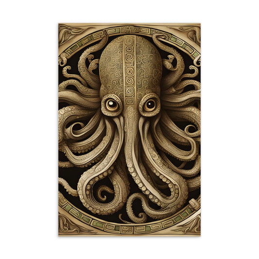 Carte postale standard du Codex mésoaméricain de Cthulhu