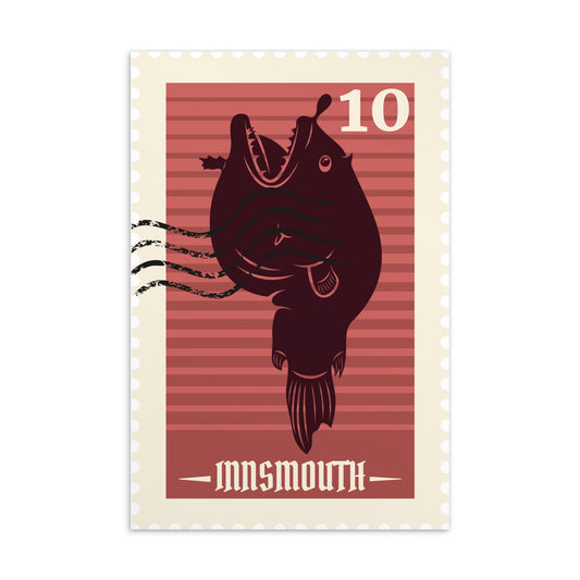 Carte postale standard de timbre postal d’Innsmouth