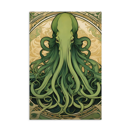 Postal estándar Cthulhu Art Nouveau