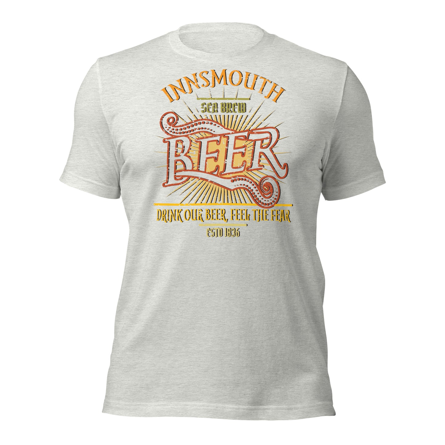 Camiseta unisex Innsmouth Beer Label Lovecraft