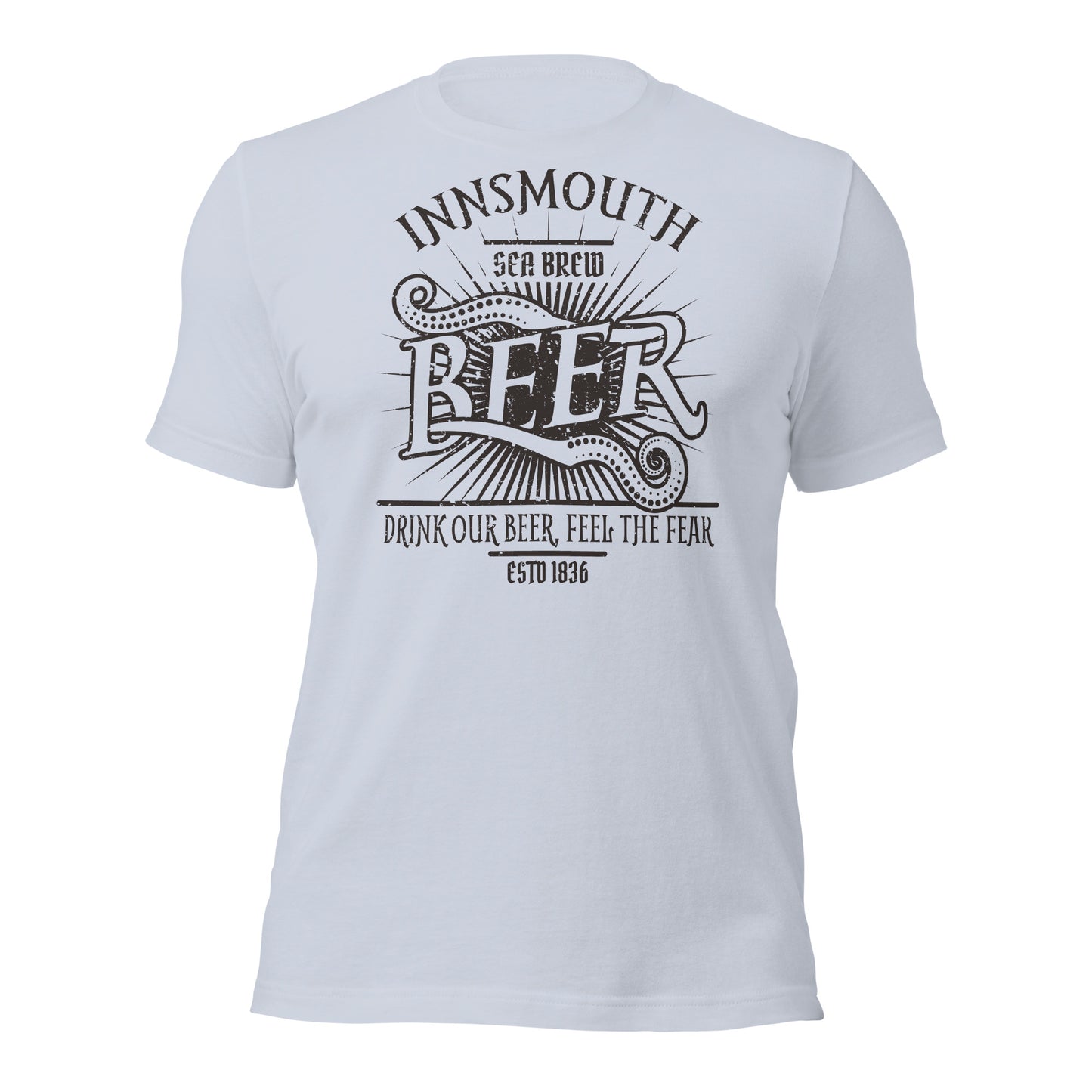 Innsmouth Beer Label Lovecraft T-shirt unisexe