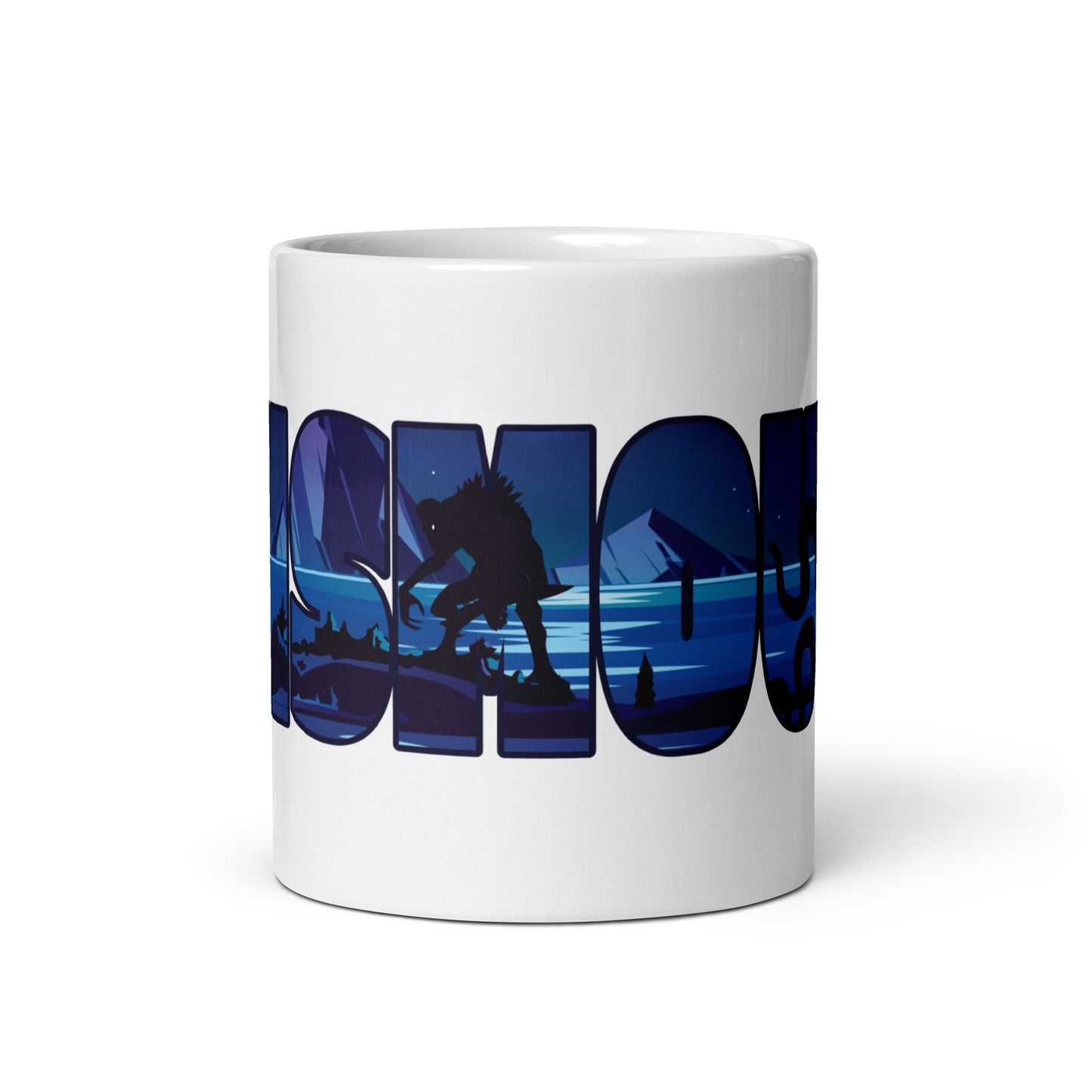 Innsmouth Devil Reef Deep Ones Lovecraft White glossy mug