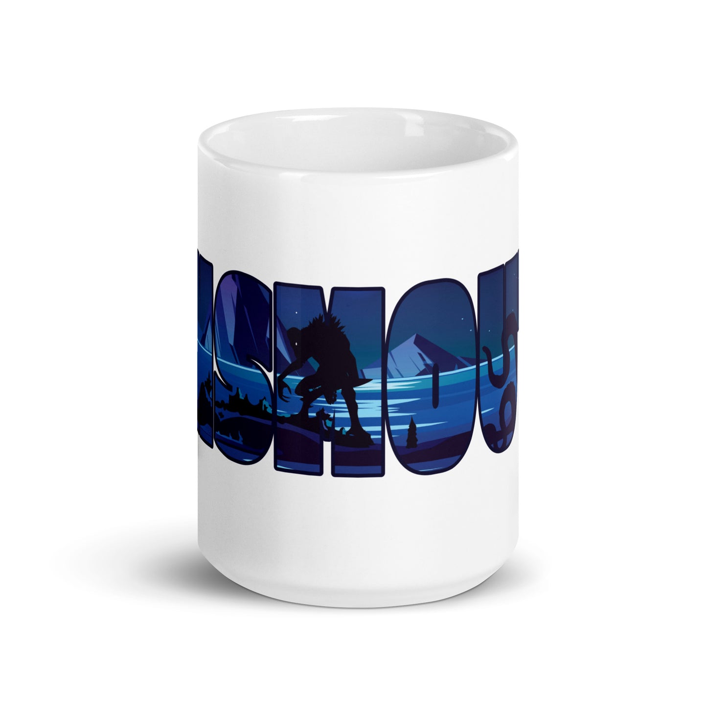 Innsmouth Devil Reef Deep Ones Lovecraft White glossy mug