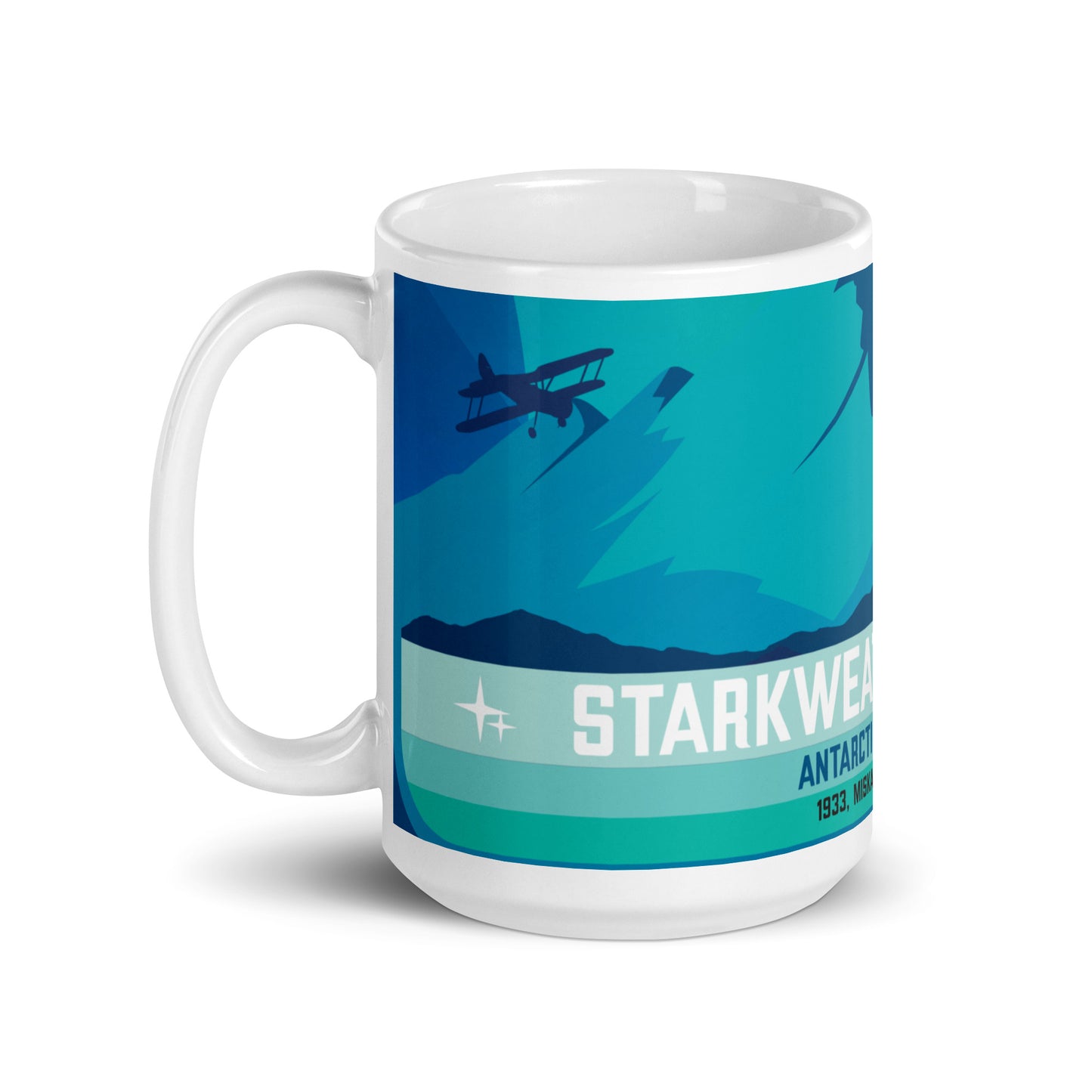 Starkweather-Moore Antarctic Expedition Tasse brillante blanche